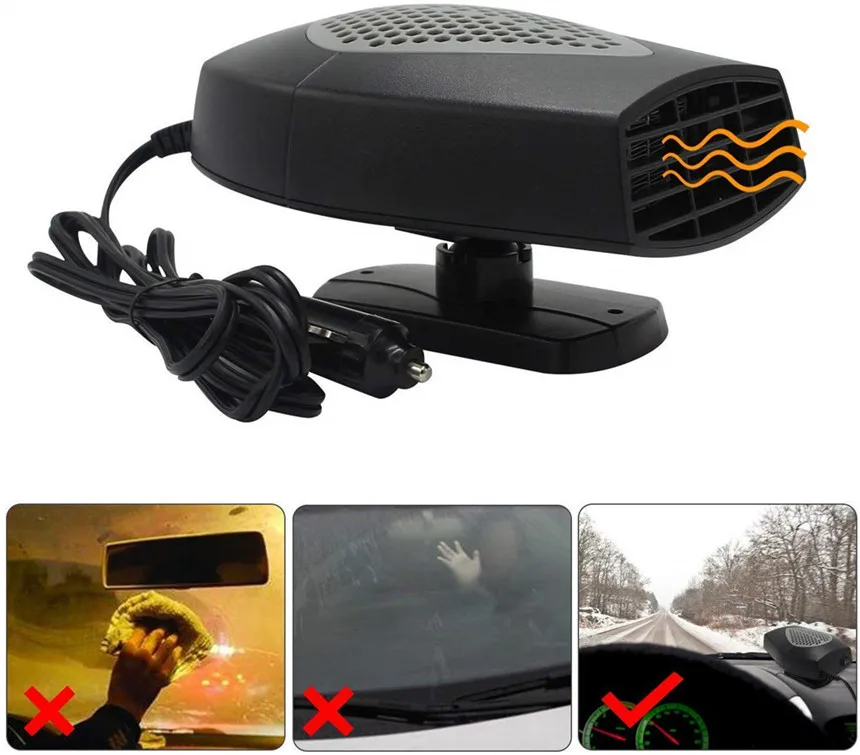 RUNDONG Авто 24 в авто Нагреватель Охладитель Сушилка Вентилятор портативный Defroster