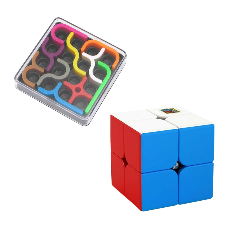 ZCUBE сумасшедшие кривые магический куб головоломка 3x3x3 мини змея 24 Meilong 2x2 3x3 игра