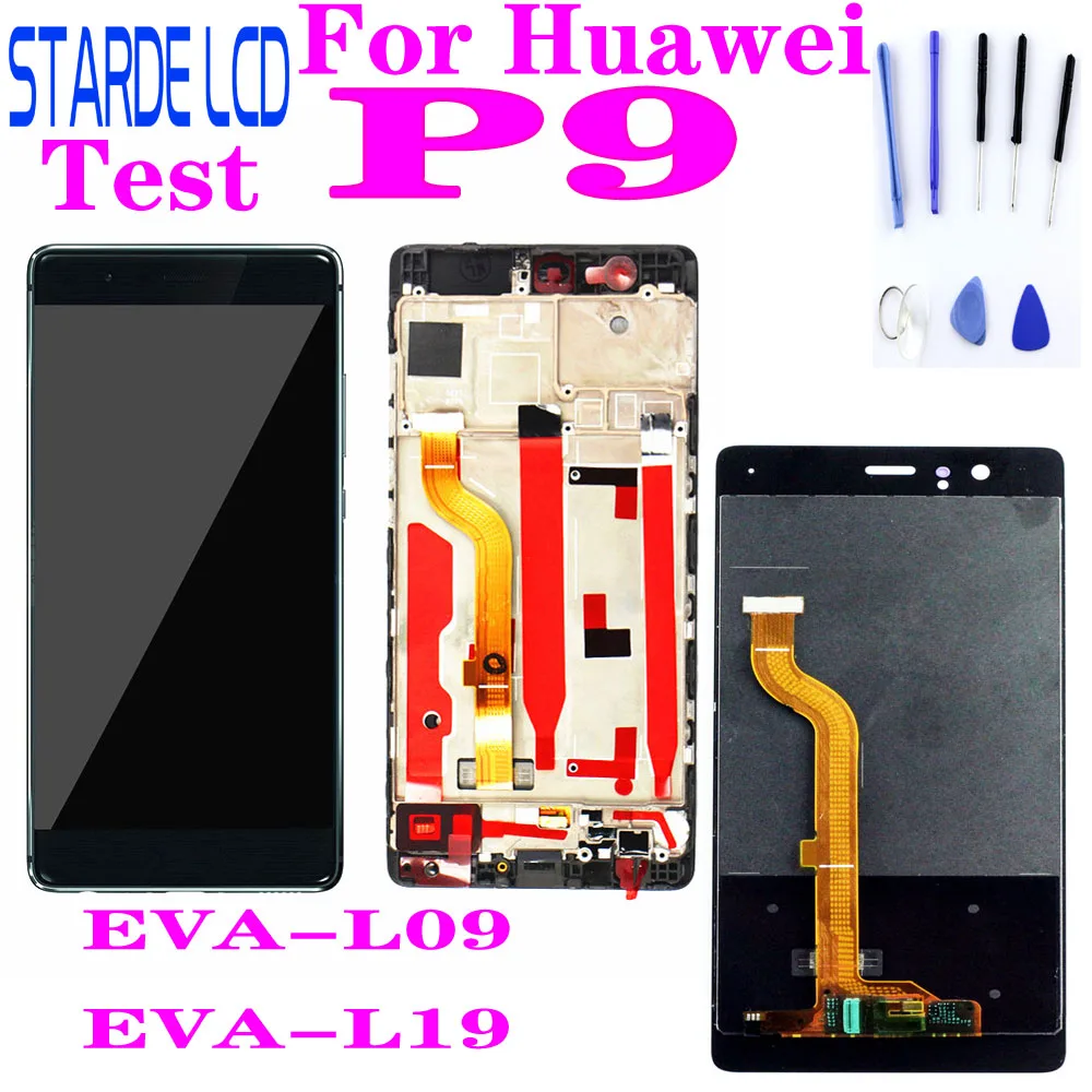 Для Huawei 5 2 дюймовый IPS экран с ЖК-дисплеем для HUAWEI P9 дисплей сенсорный дигитайзер