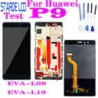 Для Huawei 5,2 дюймовый IPS экран с ЖК-дисплеем для HUAWEI P9 дисплей сенсорный экран дигитайзер с рамкой для P9 дисплей EVA-L09 EVA-L19 LCD ремонтирующая
