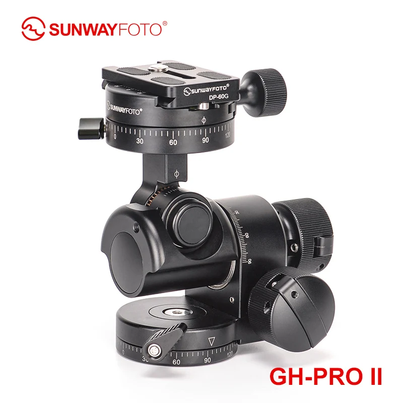 SUNWAYFOTO GH PRO II головка штатива панорамная для dslr камеры arca swiss с одной бесплатной