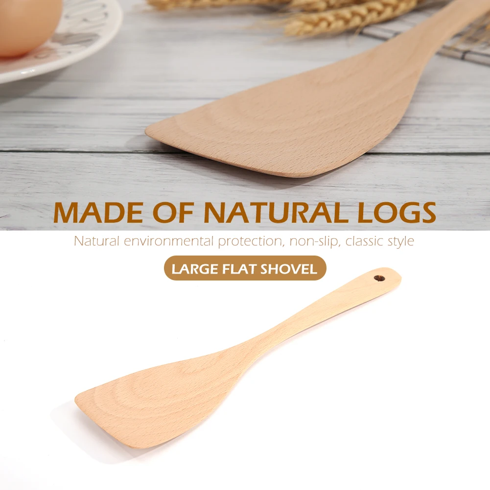 Деревянная лопатка кухонные принадлежности для вырезания пазов стандартная