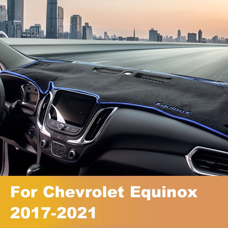 

Dashmat Dash Mat Dashboard Cover mat Sun Shade Dash Board Cover Carpet For Chevrolet Equinox 2017-2019 2020 2021 Accessories