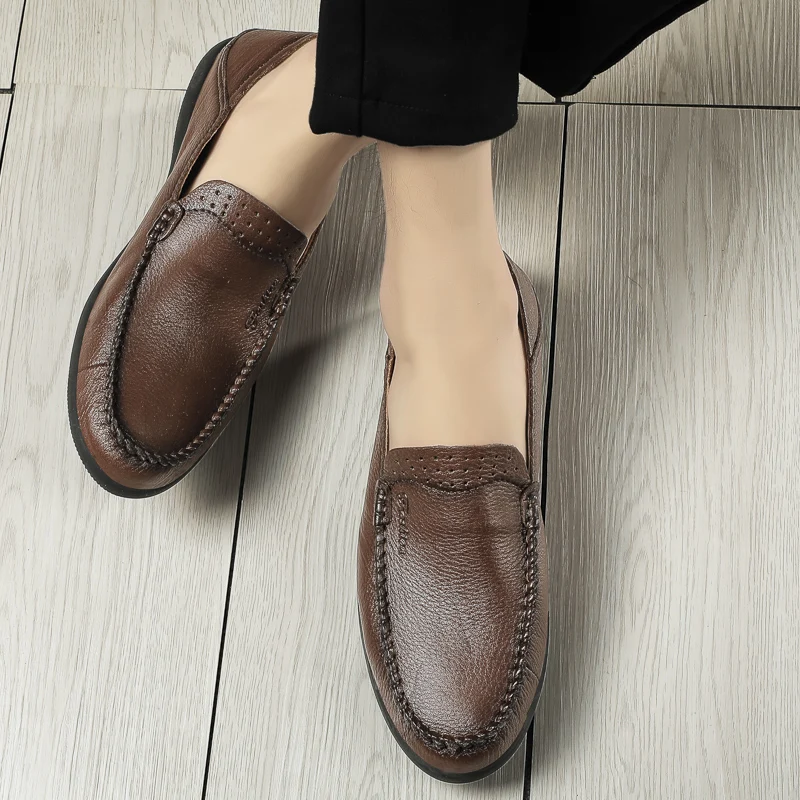 

Soulier Homme Shoes Men Casual Shose Leather Sapato Masculino Mens Causal 2020 Fashion Leisure For Shoe Man