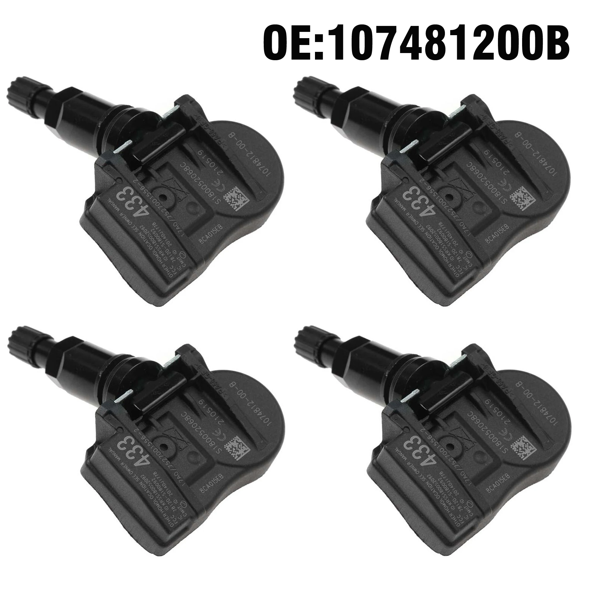 

Для Tesla Model 3 Model S Model X Система контроля давления в шинах Датчик TPMS 433 МГц 107481200 Б