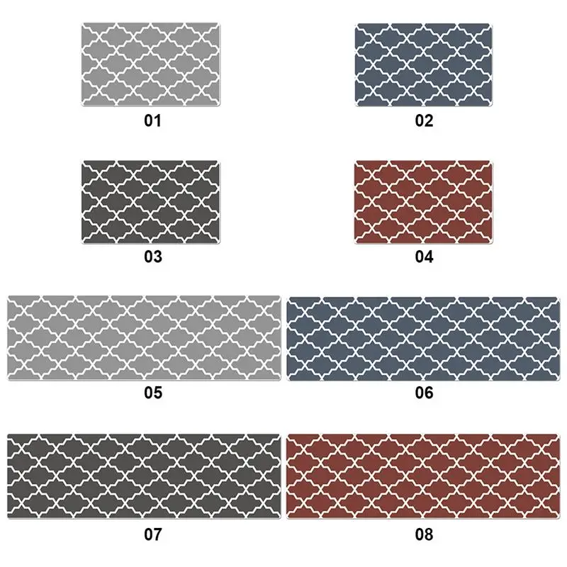 

Kitchen Bathroom Mat Carpets PVC Leather Floor Mats Large Floor Carpets Doormats Bedroom Tatami Waterproof Oilproof Kitchen Rugs