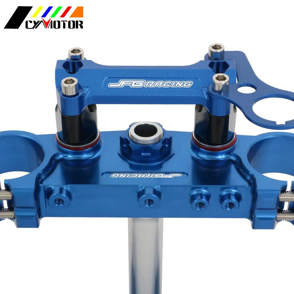 

For Suzuki DRZ400S DRZ 400S 400 S CNC Upper Lower Triple Tree Clamps Steering Stem Handlebar Riser Mount Front and Rear Locking