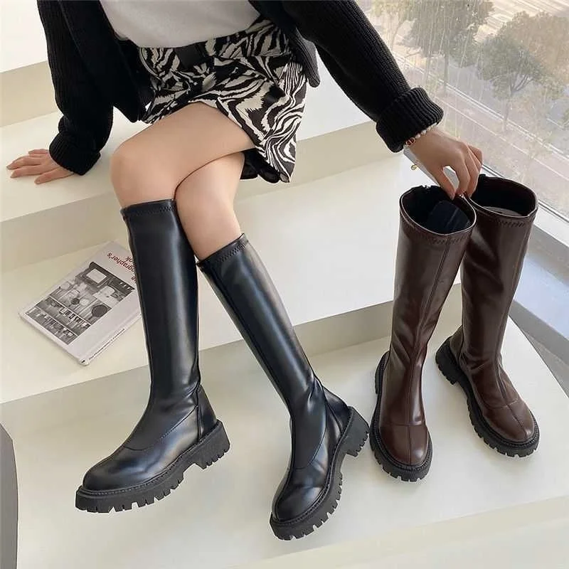 

thick Autumn and winter 2021 new soled boots for women