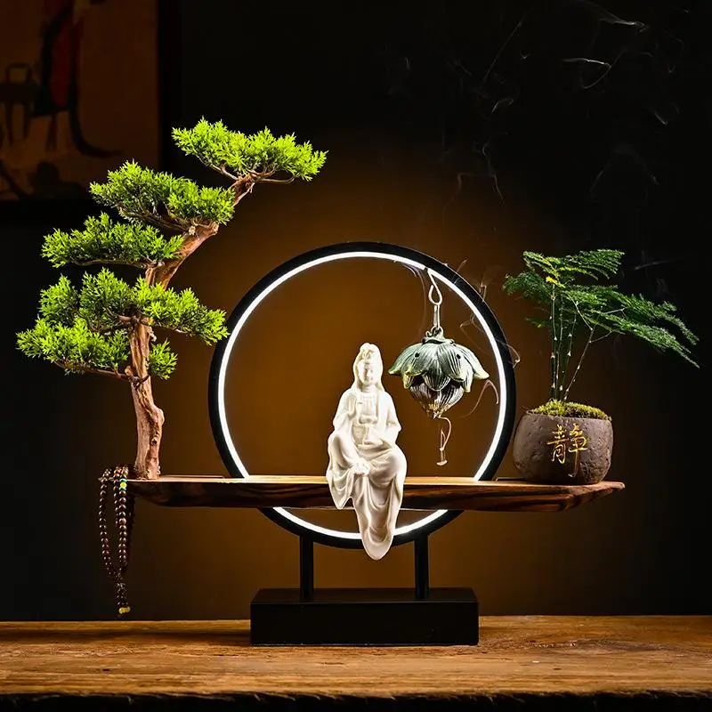 Буддийская курильница с обратным потоком подставка для благовоний водопад