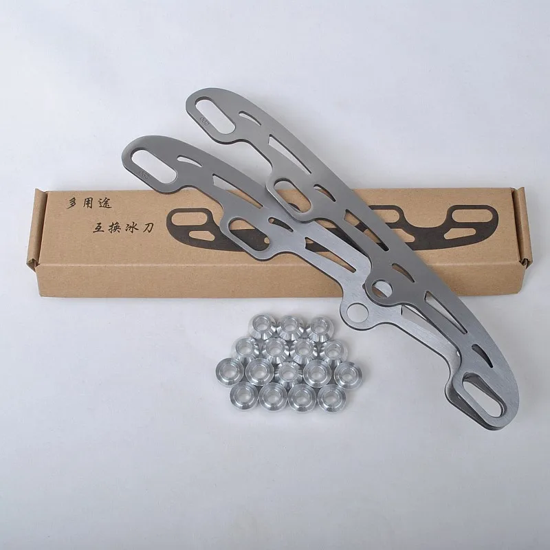 Коньки роликовые коньки лыжные лезвия 3 мм из нержавеющей стали Инлайн фигурки