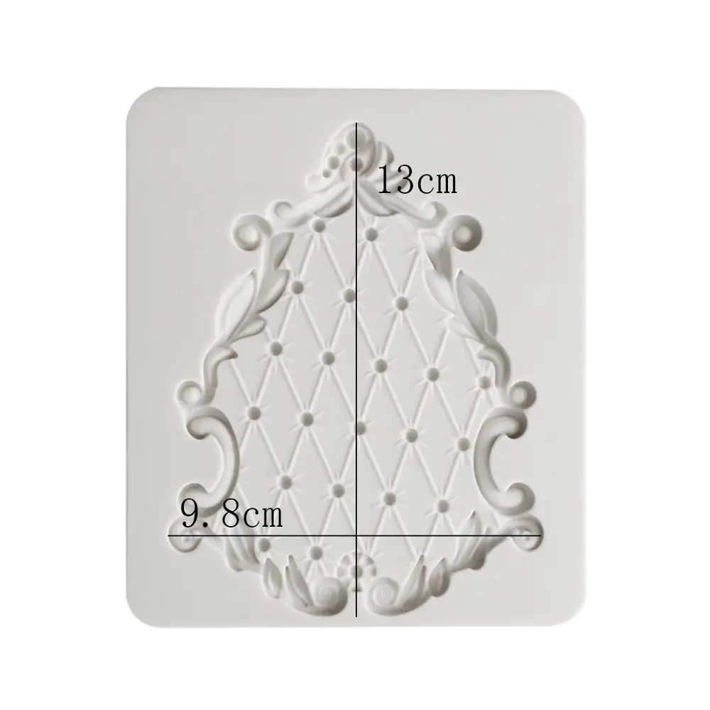 

1pc Frame Lace cake mold fondant mold cake decorating tools silicone mould DIY cake baking Tools FTM1578
