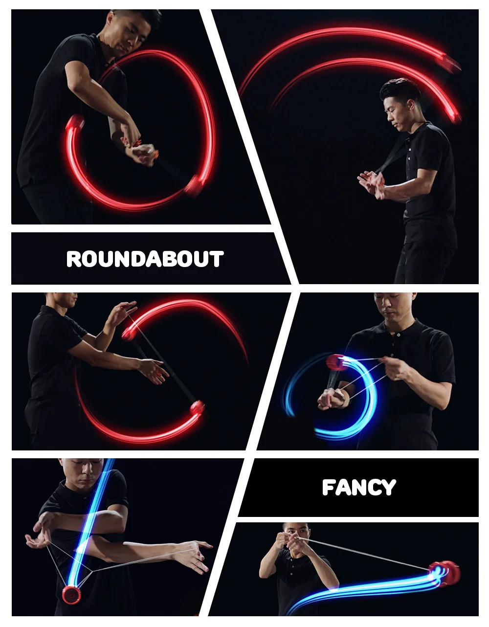 Blazing Team Beast Warrior Series Magic YoYo Polyester String Funny Professional Kids Toys For Boys Children Gifts yo-yo | Игрушки и