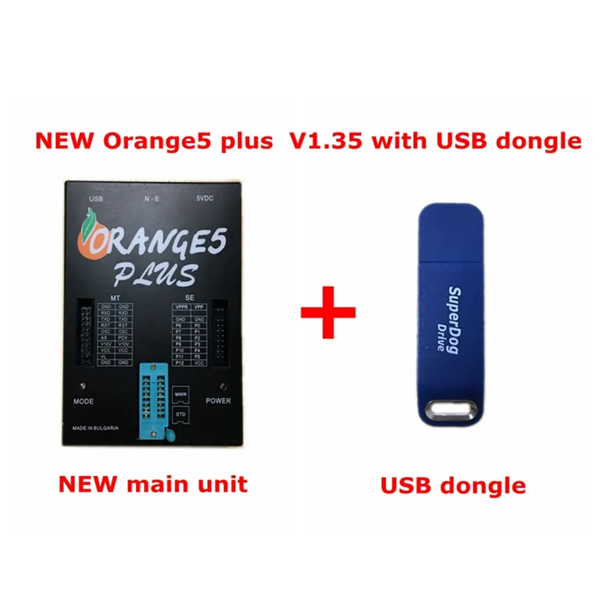 OEM Orange5 plus v1.35 программирующее устройство Orange 5 с полным адаптером