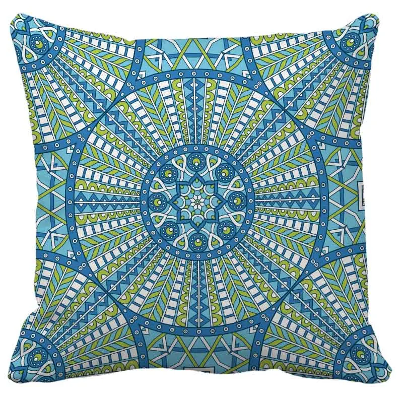 Simple geometric printing bedroom sofa living room decorative pillow case