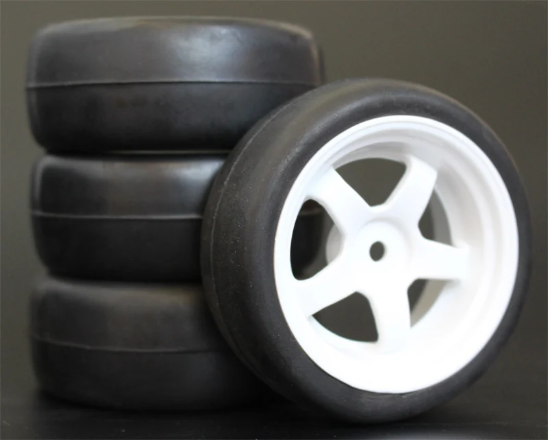 Резиновые шины и колеса с шестигранной головкой 12 для 1:10 HSP HPI Sprint 2 Drift RS4 на дороге - Цена: 477