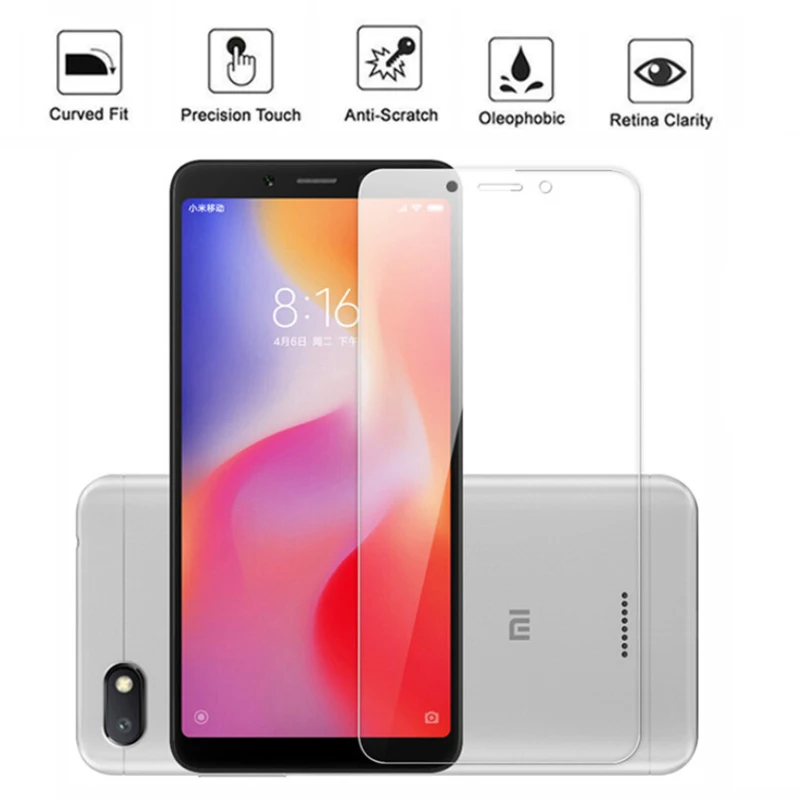 Защитное стекло для xiaomi redmi6A redmi 6 A защитное красное mi 6a 6pro note6 tremp ksiomi resmi remi a6 a apro