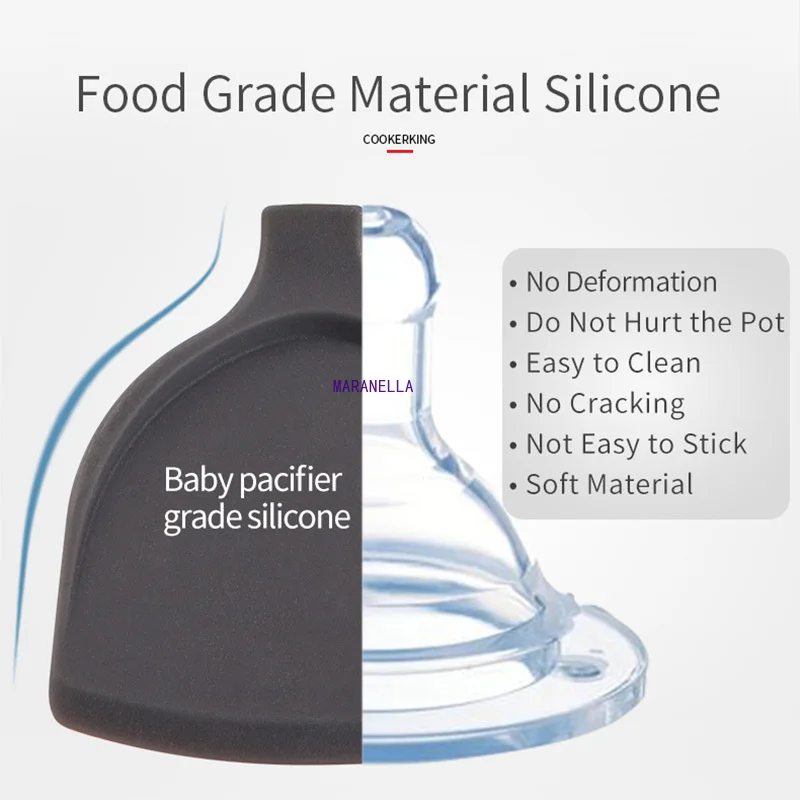 Антипригарная силиконовая Лопатка и ложка набор кухонной утвари посуды для