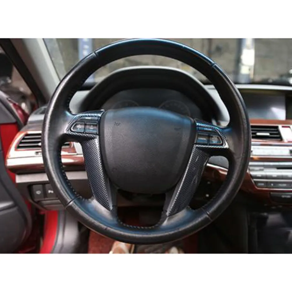 

2pcs Carbon Fiber Covers ABS For Honda Accord 2008-2012 Interior High Quality