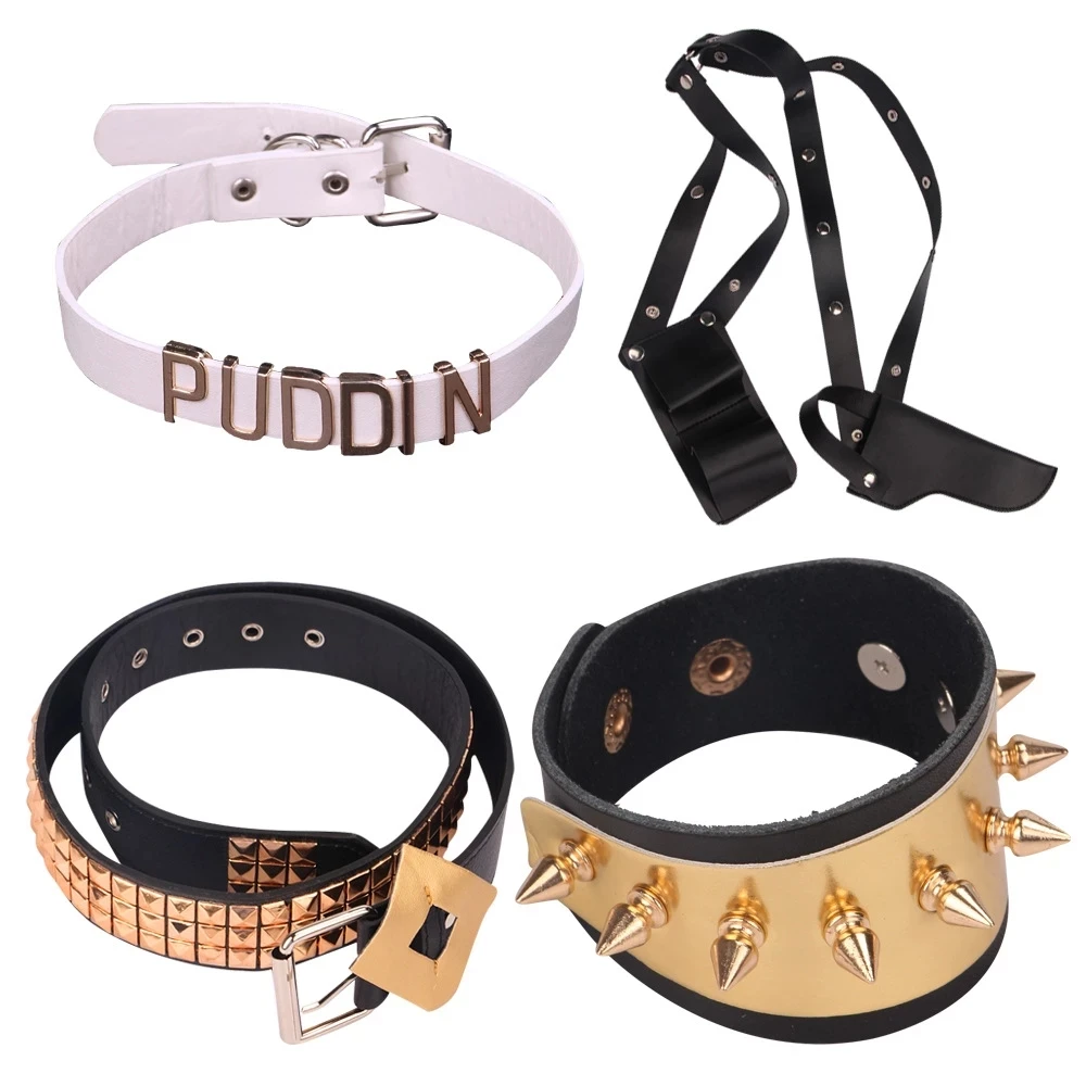 Костюмы на Хэллоуин костюмы для косплея костюм Харли из отряда Квинна Вышитое