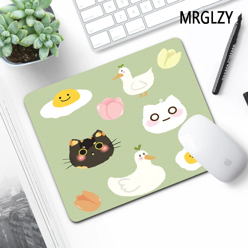 

MRGLZY Drop Shipping Cute Animal 220X180/200X250 Green Small Mouse Pad Mats Rug Gamer Laptop Mini PC Gaming Accessories MousePad
