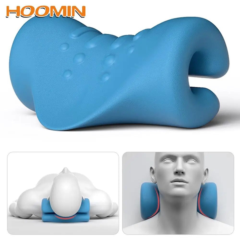 

Cervical Spine Pillow Chiropractic Device Neck Stretcher Pillow Shoulder Relaxer Massage & Relaxation