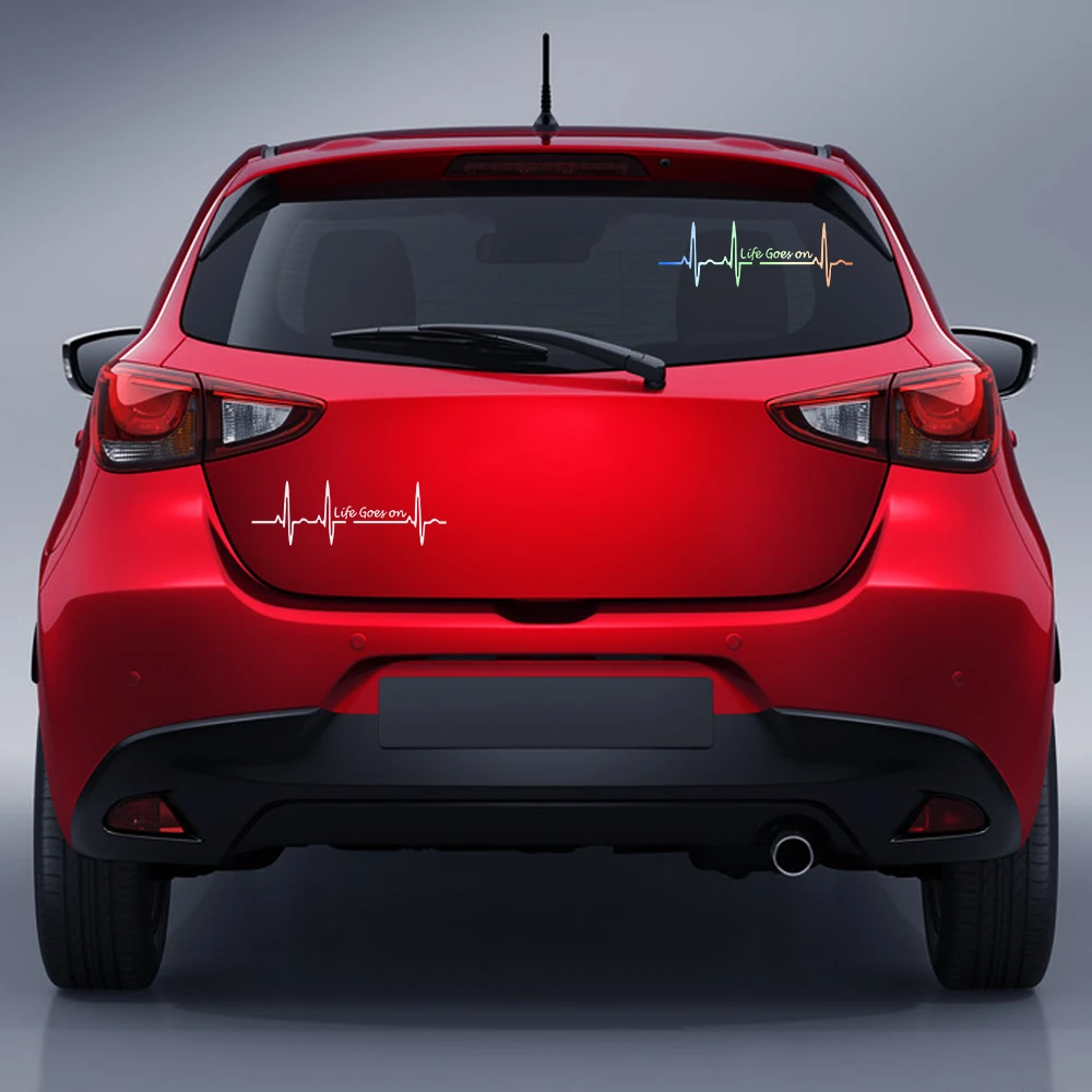 Автомобильная наклейка с пульсометром трекпад Life Go On Decal для Hyundai Santa Fe Sonata Solaris Azera