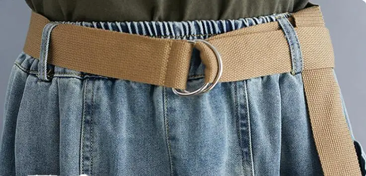 Джинсы-карго женские с завышенной талией свободные синие Стрейчевые джинсы