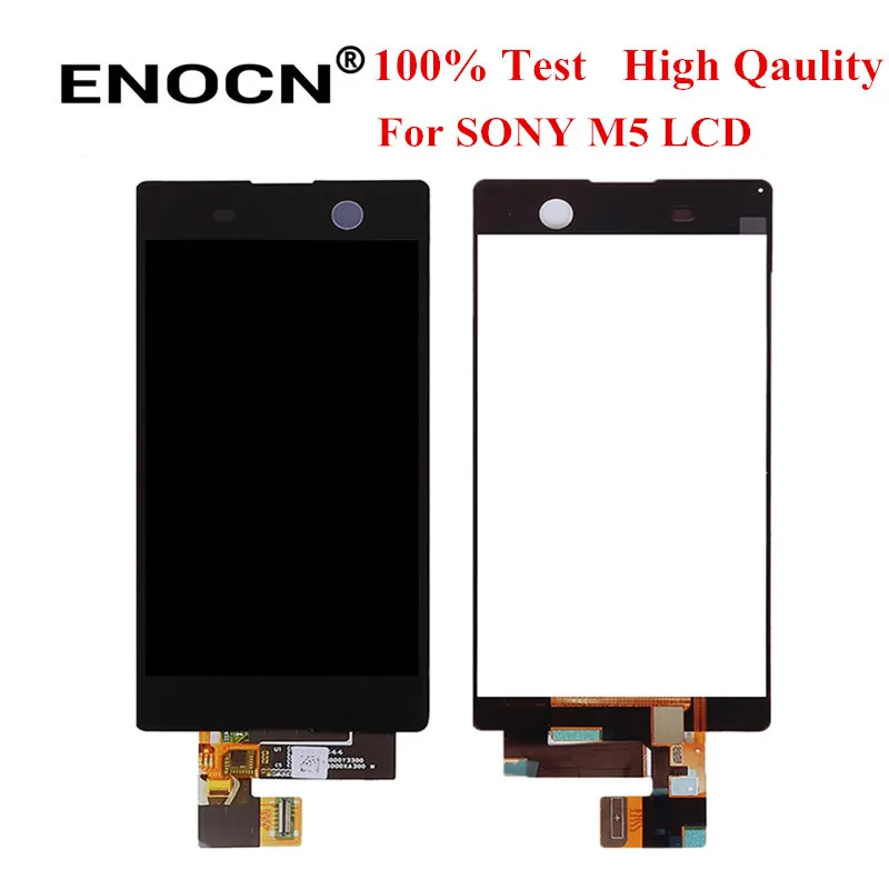 Оригинальный сенсорный экран ENOCN для Sony Xperia M5 E5603 E5606 E5653 ЖК дисплей дигитайзер