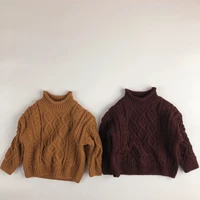 girls boys sweater kids coat outwear 2021 cute thicken warm winter autumn knitting tops cotton%c2%a0teenager pullover childrens clot