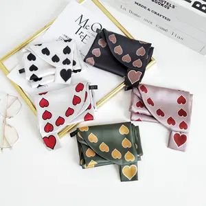 2020 Горячие корейский стиль длинный небольшой Шелковый украшение для шарфа маленький шейный платок простой ушной ленточный тонкий шарф