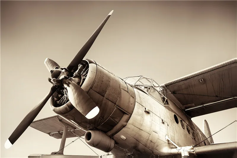 

Planes Vintage Decor World War II Fighters Posters on the Wall Stickers Airships Metal Plates Tin Sign Home Bar Accessories