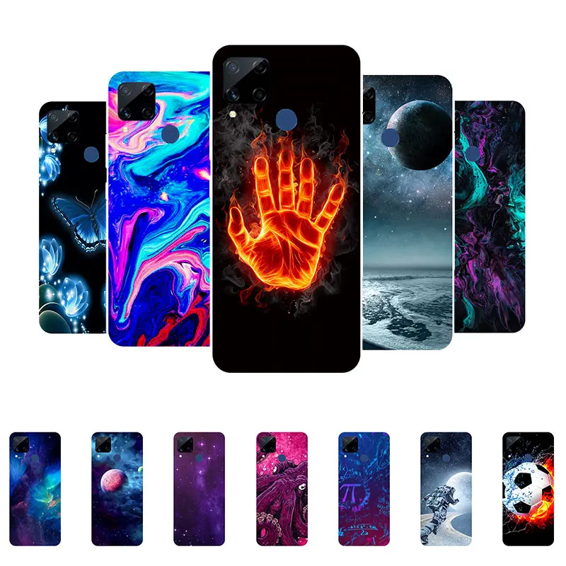 

Phone Case For OPPO Realme C15 Cover Soft TPU Silicone Fundas for Realme C15 Case Back Cover Bumper for RealmeC15 C 15 RMX2180