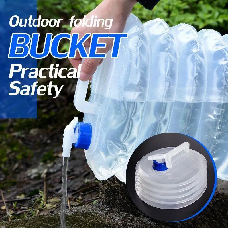 

Water Bag Collapsible Water Bags Containers For Camping Hiking Portable Survival Water Storage Carrier Bag 3-15L Outdoor Bags