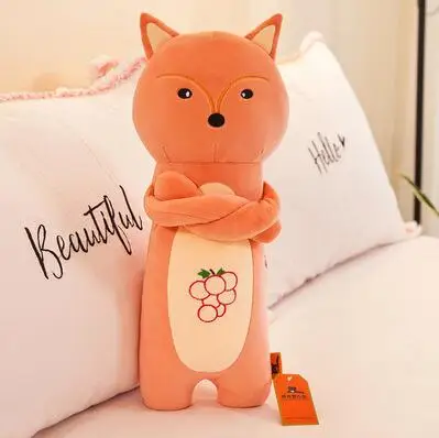 

Cartoon Fox Pig Rabbit Frog 50cm Long Stuffed Toys Soft Plush Birthday Christmas Gift Toy #2528