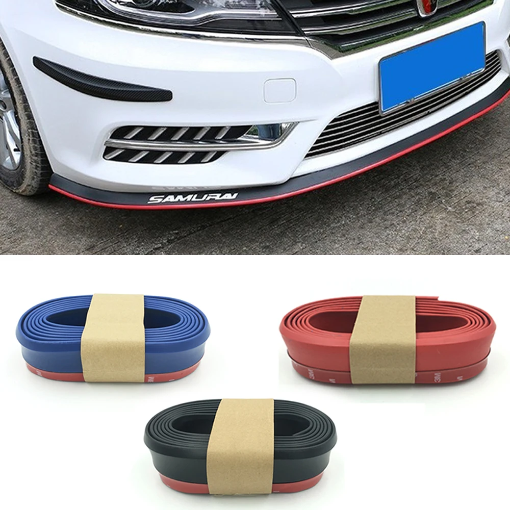 2 5 м автомобильный бампер универсальный передний протектор губ резиновая