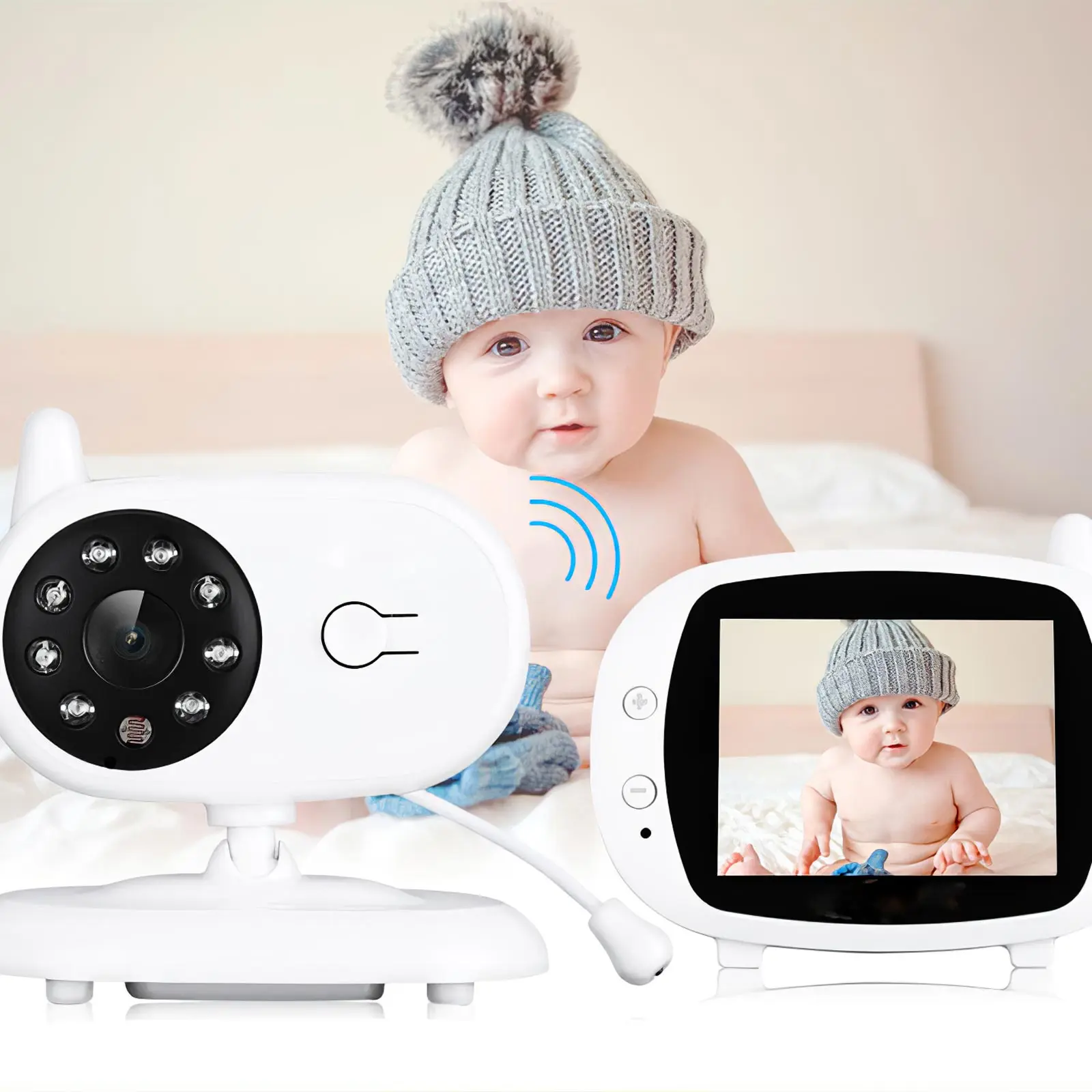

Wireless Baby Video High Resolution Baby Camera Baby Monitor Night Vision Baby Monitor Nanny Security Camera Vision Monitor
