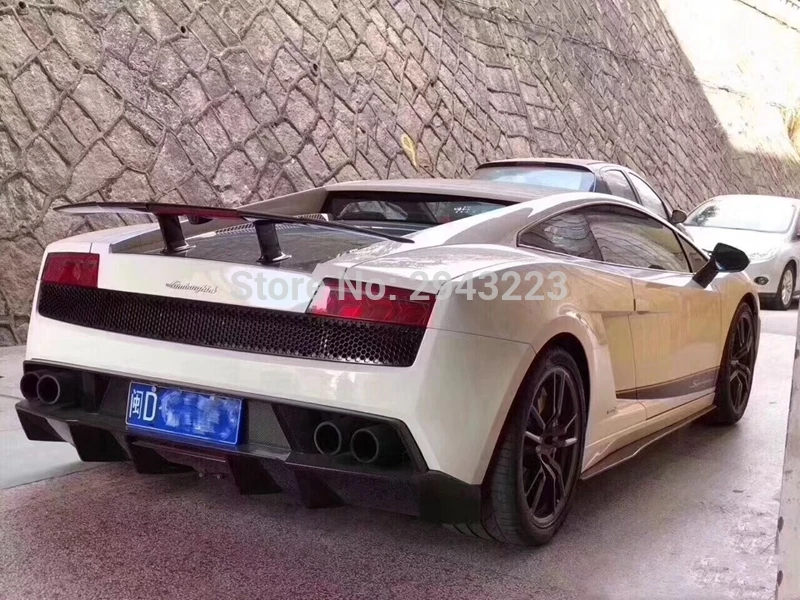 Стайлинг автомобиля для Lamborghini Gallardo LP540/LP550/LP560 2007 2014 натуральный Углеволокно