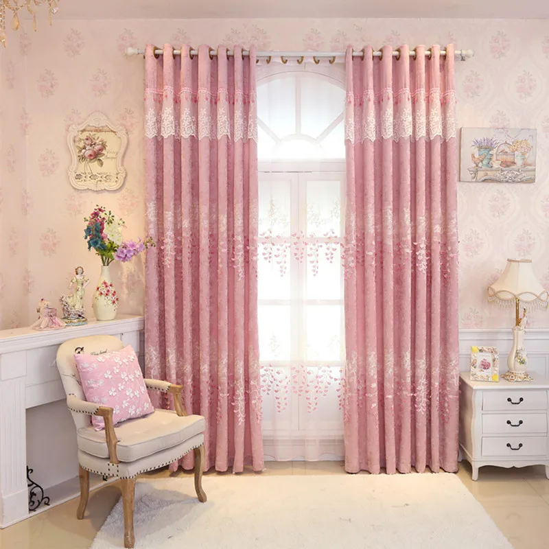 

Free Custom GYC2523 Gyrohome 1PC Pink Elegant Luxury Blackout Curtain "Customised" Window Living Room Dec