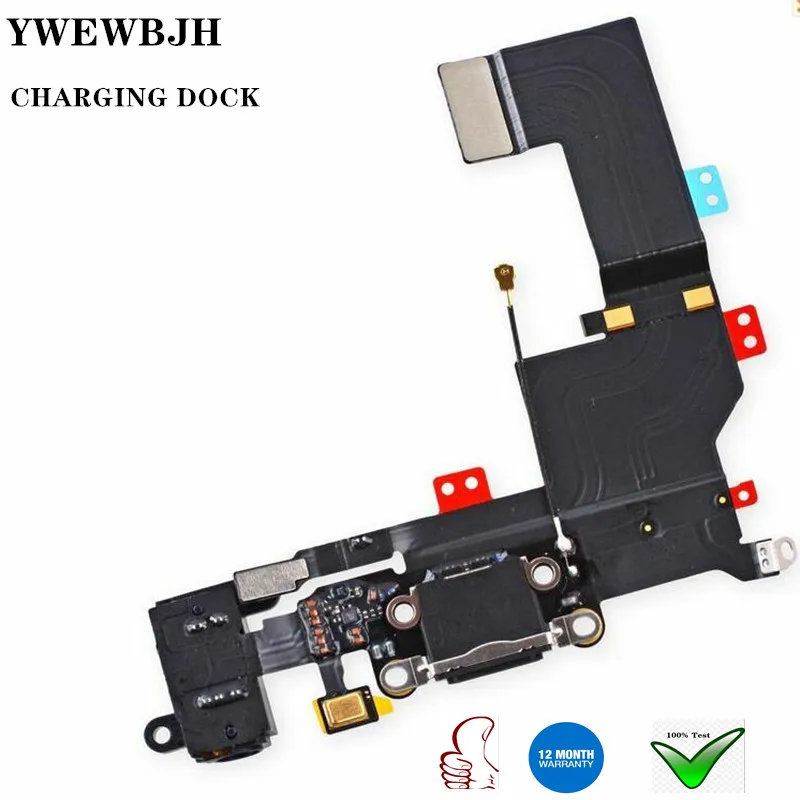 YWEWBJH зарядный порт док-станция USB разъем гибкий для iPhone 5 5S 6 6S 7 8 Plus наушники аудио