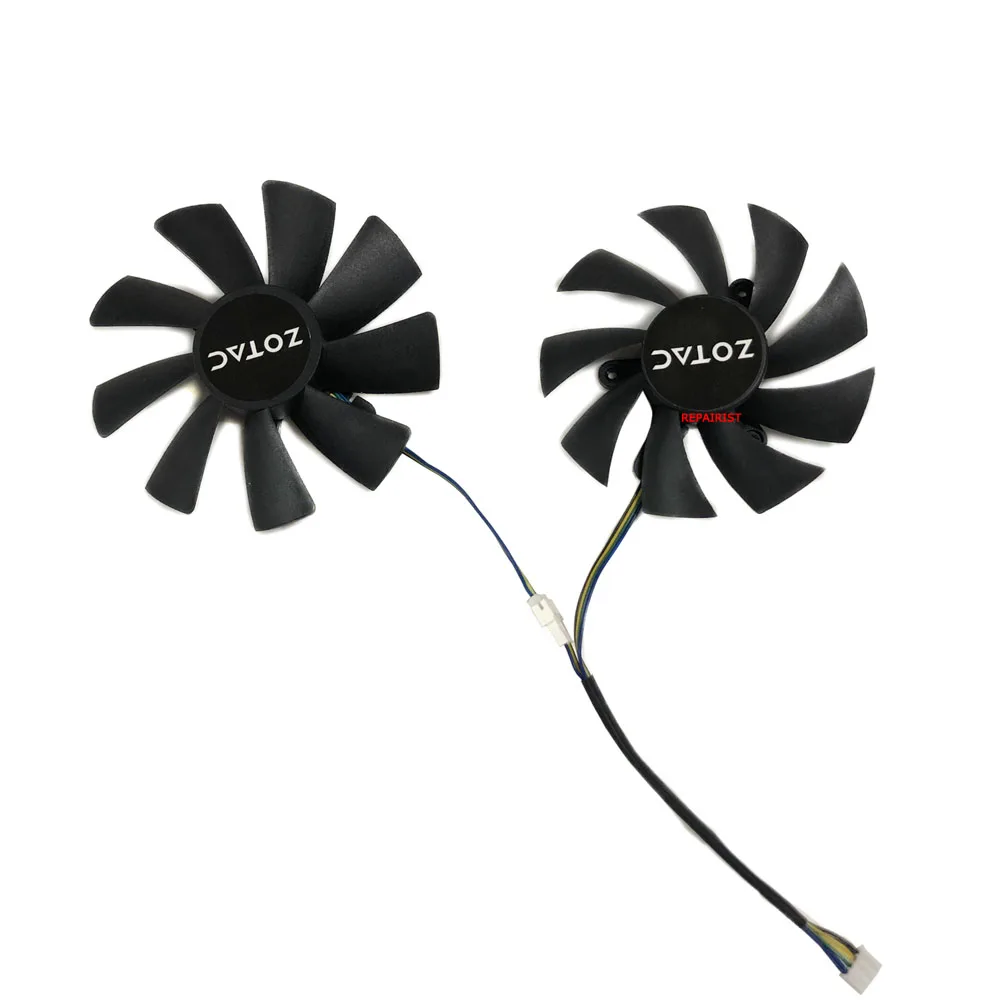GTX1080 Ti VGA GPU радиатор 4Pin альтернативные Графика карты вентилятор для ZOTAC GeForce GTX1080Ti