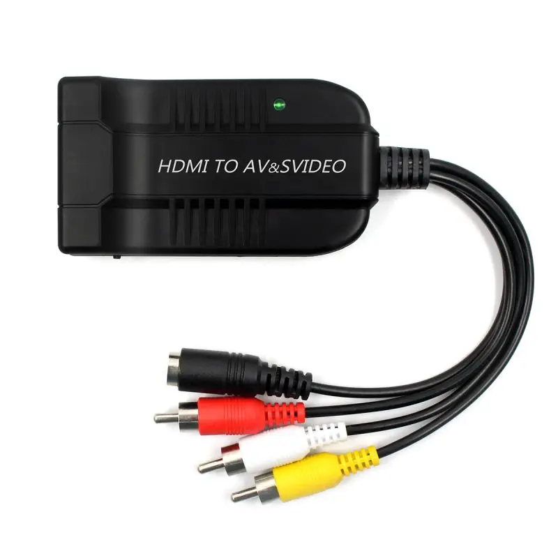 HDMI К AV + svideo RCA к интерфейс S терминал композитный видео |