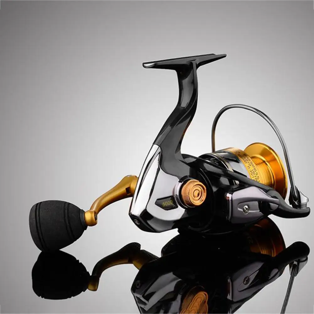 Рыболовная катушка HiMISS 15 осей беззазорное двойное кольцо морское