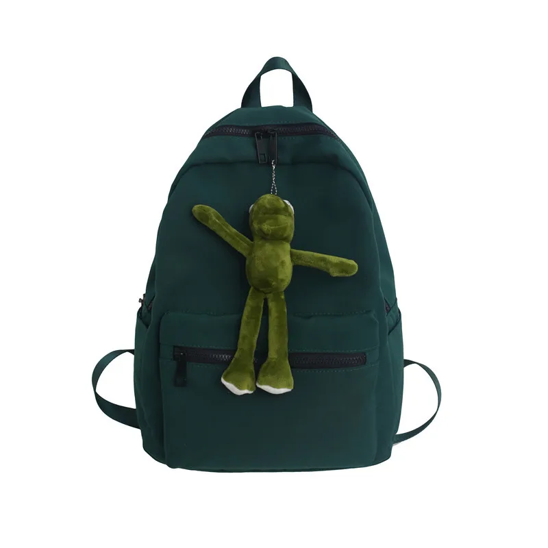 

Female Solid School Bag For Teenage Girls 2020 Nylon Travel Backpack Women Mochilas Sac A Dos Ladie Laptop Rucksack Men Bag Pack