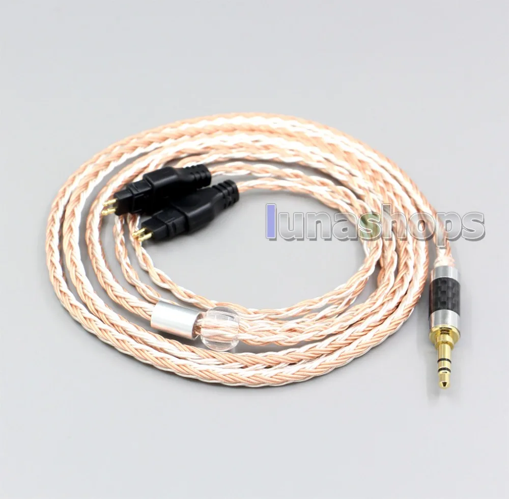 LN005980 3,5 XLR 16 ядер OCC посеребренный смешанный кабель для наушников для Sennheiser HD25-1 SP HD650 HD600 HD580 HD525 HDxxx hd660s