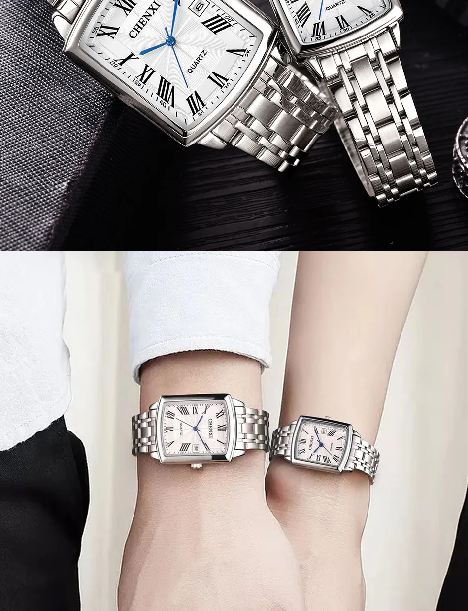 

Men Couple AAA Luxury Quartz Noob Waterproof Watch Women Lover Calendar Ladies For Clock Gift Silver Smartwatch Stainless Steel
