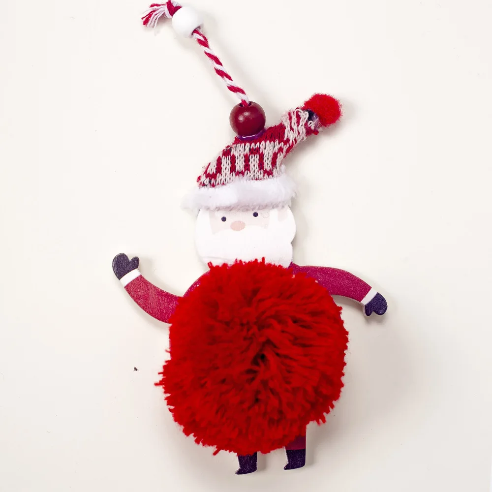 С очаровательным снеговиком подвеска с Санта Клаусом Клаус Плюшевая Кукла