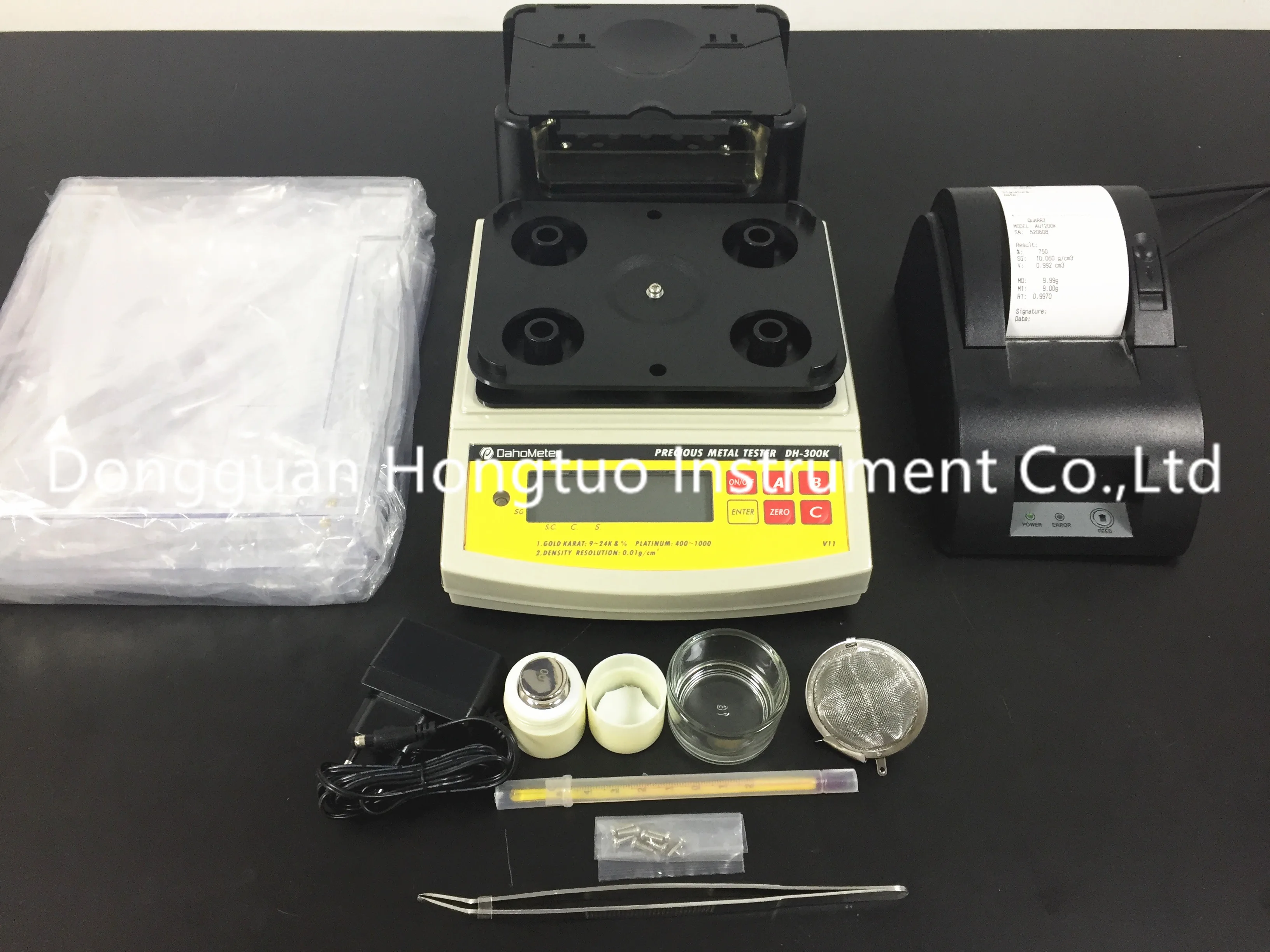 DH-600K Electronic Gold Tester Purity Content Testing Analyzer Silver Densimeter Machine 