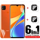Гидрогелевая пленка 6 в 1 для Xiaomi Redmi 9C NFC, Защитная пленка для объектива камеры Xiaomi redmi 9c, 9 c, 9t, 9a, 8, 8a, 7a