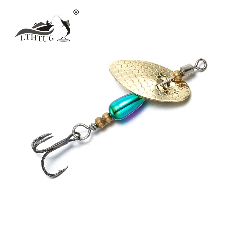 LTHTUG AR S Hand made блесны для потоковой передачи 1/8 3/32 1/16 3/64oz Вольфрам золотого