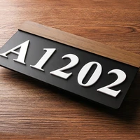 10x20cm apartment villa door panels made to measure any letter symbols sign of the door plate of the house number door number